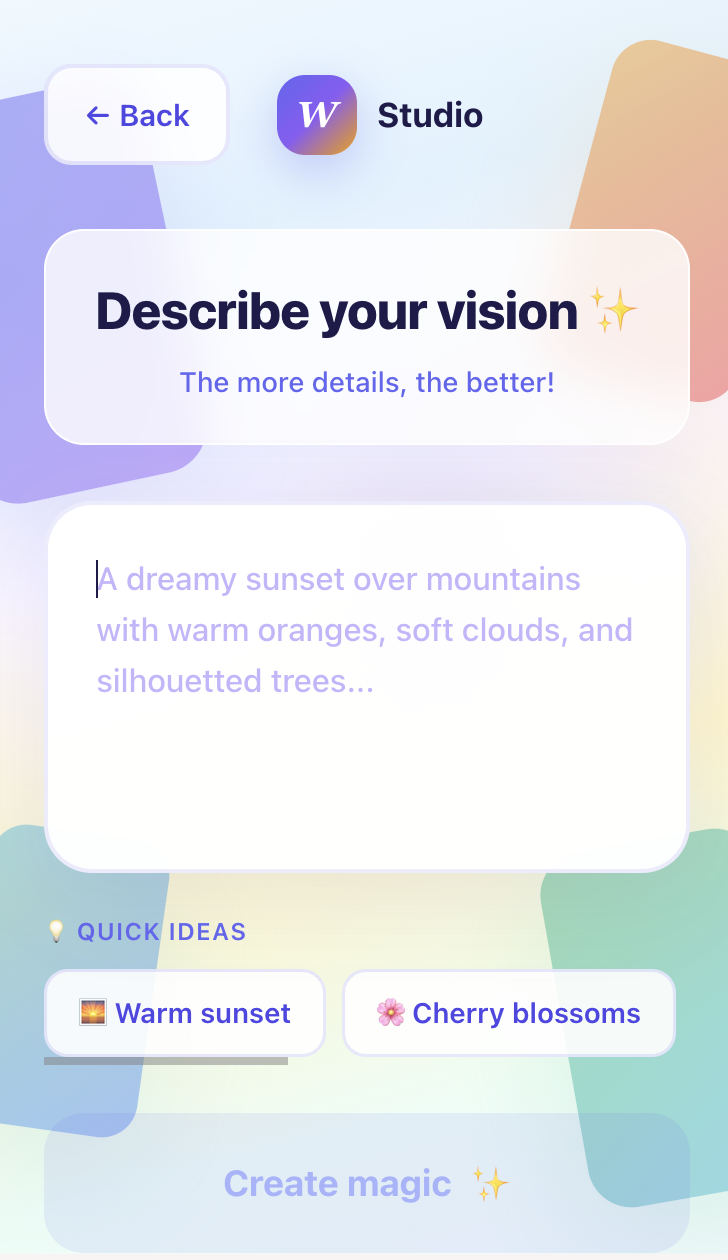 Wallpaper Studio preview